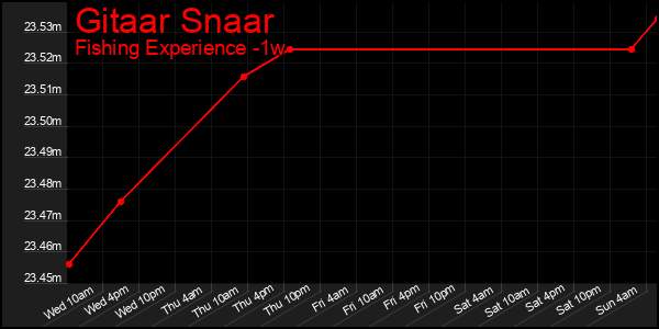Last 7 Days Graph of Gitaar Snaar
