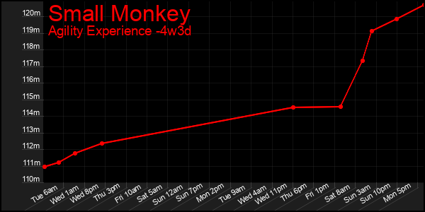 Last 31 Days Graph of Small Monkey