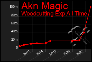 Total Graph of Akn Magic