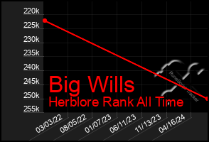 Total Graph of Big Wills