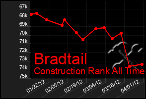 Total Graph of Bradtail