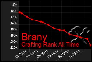 Total Graph of Brany