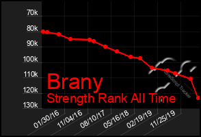 Total Graph of Brany