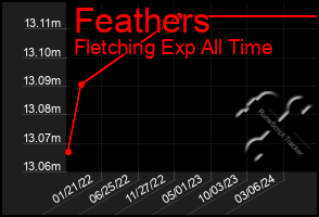 Total Graph of Feathers