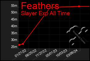 Total Graph of Feathers