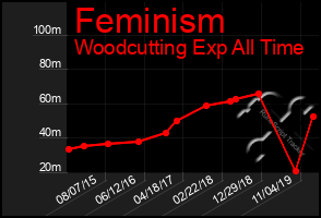 Total Graph of Feminism