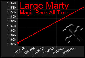 Total Graph of Large Marty