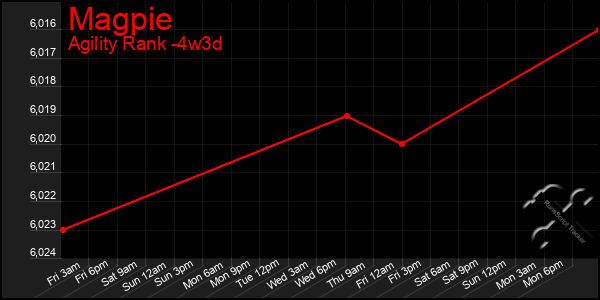 Last 31 Days Graph of Magpie