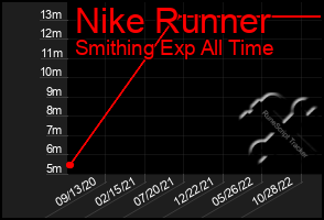 Total Graph of Nike Runner