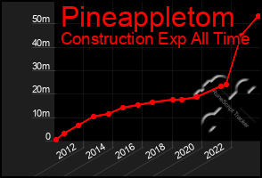 Total Graph of Pineappletom