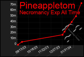 Total Graph of Pineappletom