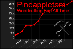 Total Graph of Pineappletom