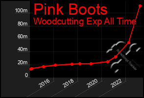 Total Graph of Pink Boots