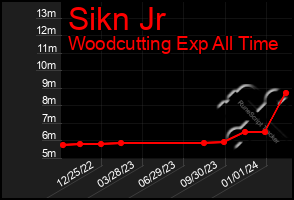 Total Graph of Sikn Jr