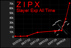 Total Graph of Z I P X