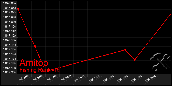 Last 24 Hours Graph of Arnitoo