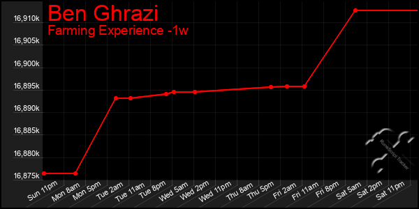 Last 7 Days Graph of Ben Ghrazi