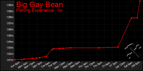 Last 7 Days Graph of Big Gay Bean