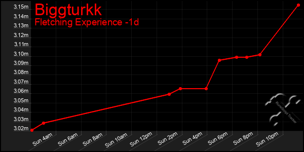 Last 24 Hours Graph of Biggturkk