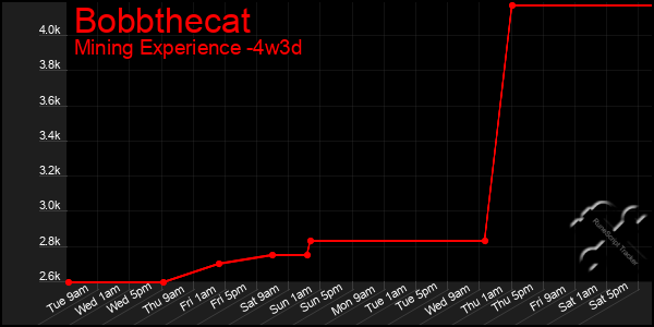 Last 31 Days Graph of Bobbthecat