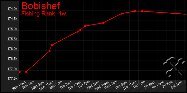 Last 7 Days Graph of Bobishef