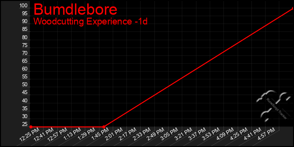 Last 24 Hours Graph of Bumdlebore