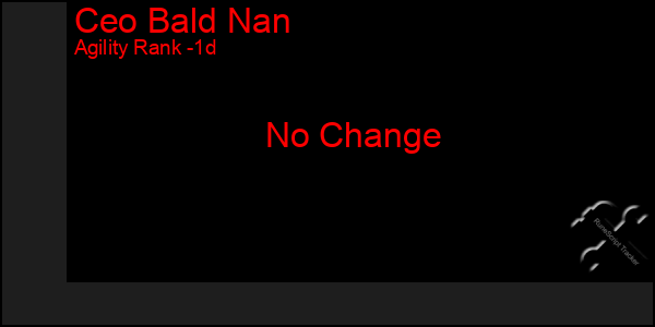 Last 24 Hours Graph of Ceo Bald Nan