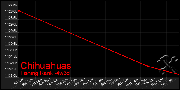 Last 31 Days Graph of Chihuahuas