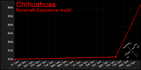 Last 31 Days Graph of Chihuahuas