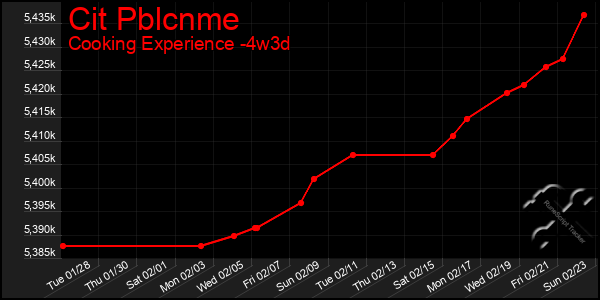 Last 31 Days Graph of Cit Pblcnme