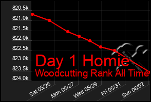 Total Graph of Day 1 Homie