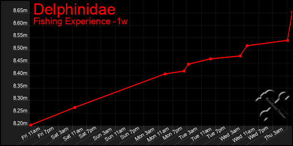 Last 7 Days Graph of Delphinidae