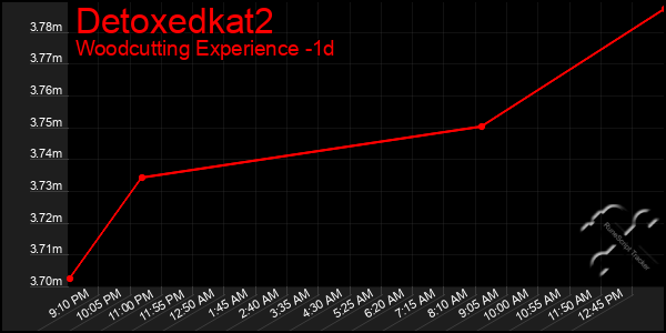 Last 24 Hours Graph of Detoxedkat2