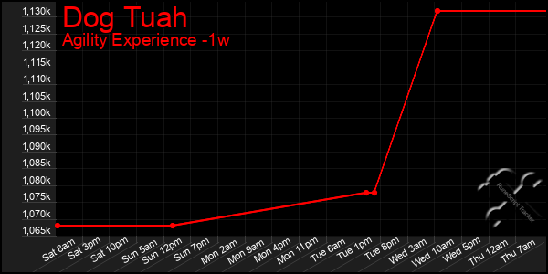 Last 7 Days Graph of Dog Tuah