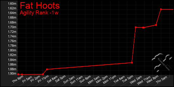Last 7 Days Graph of Fat Hoots