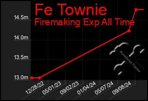 Total Graph of Fe Townie