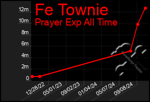 Total Graph of Fe Townie