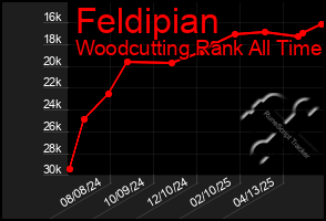 Total Graph of Feldipian