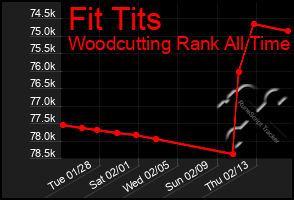 Total Graph of Fit Tits