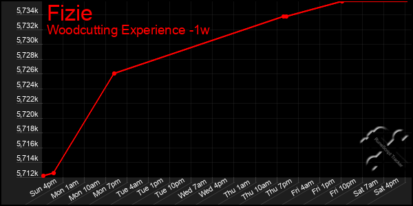 Last 7 Days Graph of Fizie