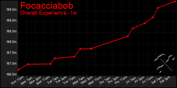 1 Week Graph of Focacciabob