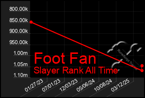 Total Graph of Foot Fan