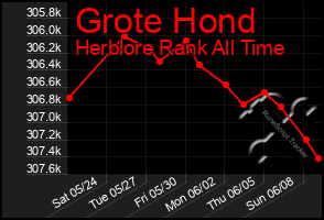 Total Graph of Grote Hond