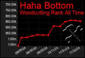 Total Graph of Haha Bottom