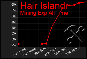 Total Graph of Hair Islandr