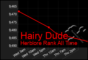 Total Graph of Hairy Dude