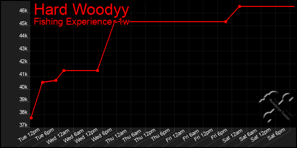 Last 7 Days Graph of Hard Woodyy