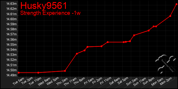 Last 7 Days Graph of Husky9561