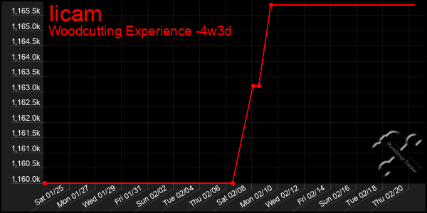 Last 31 Days Graph of Iicam