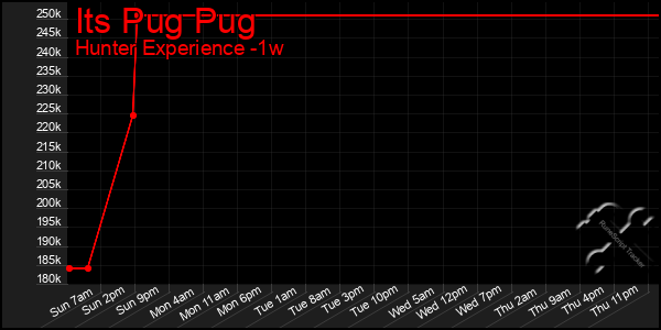 Last 7 Days Graph of Its Pug Pug